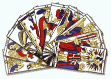 Les superbes cartes du jeu de tarot de marseille avec ses 78 lames